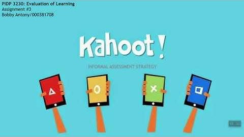 Informal Assessment Strategy Kahoot