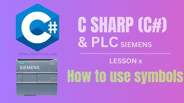 C# and Siemens PLC lesson 4 - Working with symbols factory