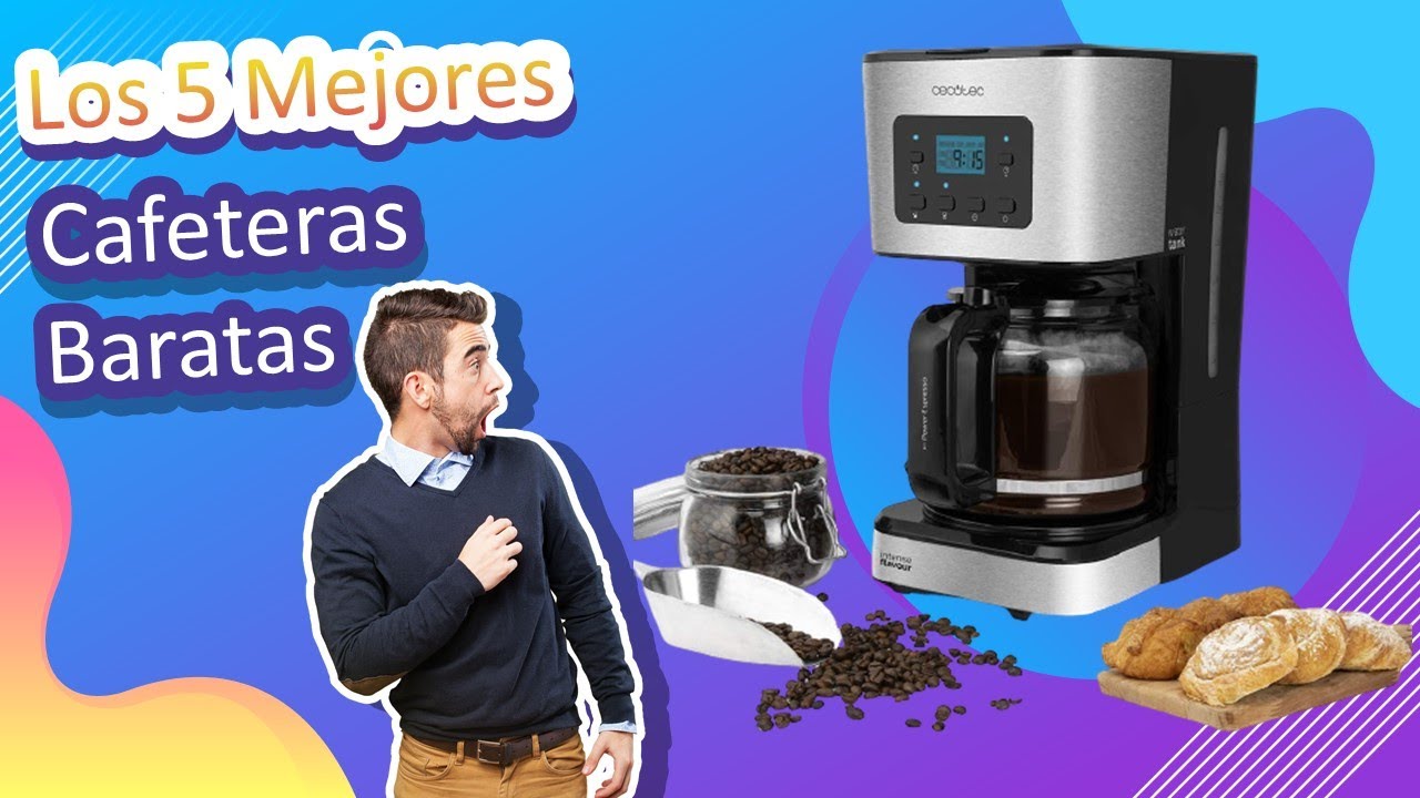 Los 5 Mejores Cafeteras Baratas - YouTube