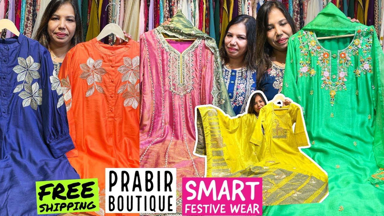 Prabir Boutique Brings You Hot looking Party Wear Suits, Anarkali & Cord Set With Intricate Handwork