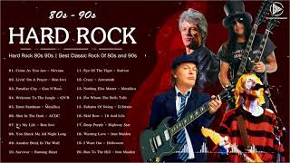 Hard Rock 80s 90s | Best Classic Hard Rock Of 80s 90s | Nirvana, Bon Jovi, Metallica, ACDC