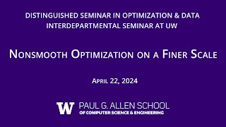 Distinguished Seminar in Optimization and Data: Jelena Diakonikolas, University of Wisconsin-Madison