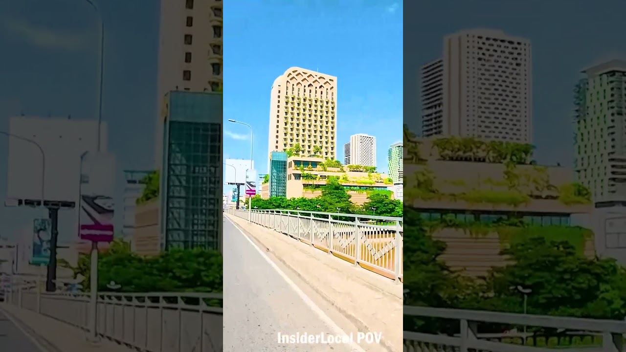 Road view in phnom penh 