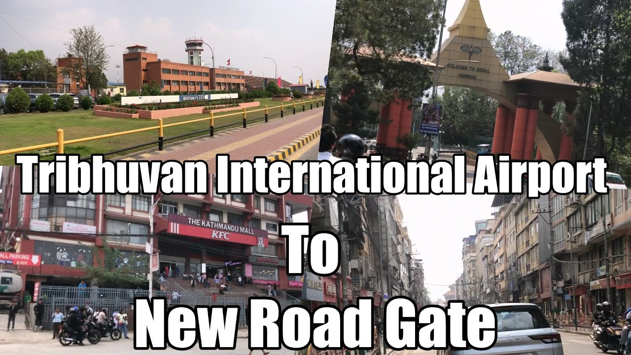 Tribhuvan International Airport TIA to New Road Gate ride Kathmandu Nepal update vlog Royal enfield