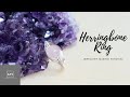 Herringbone Ring - How to Make a Wire Ring - Jewellery Making Tutorial