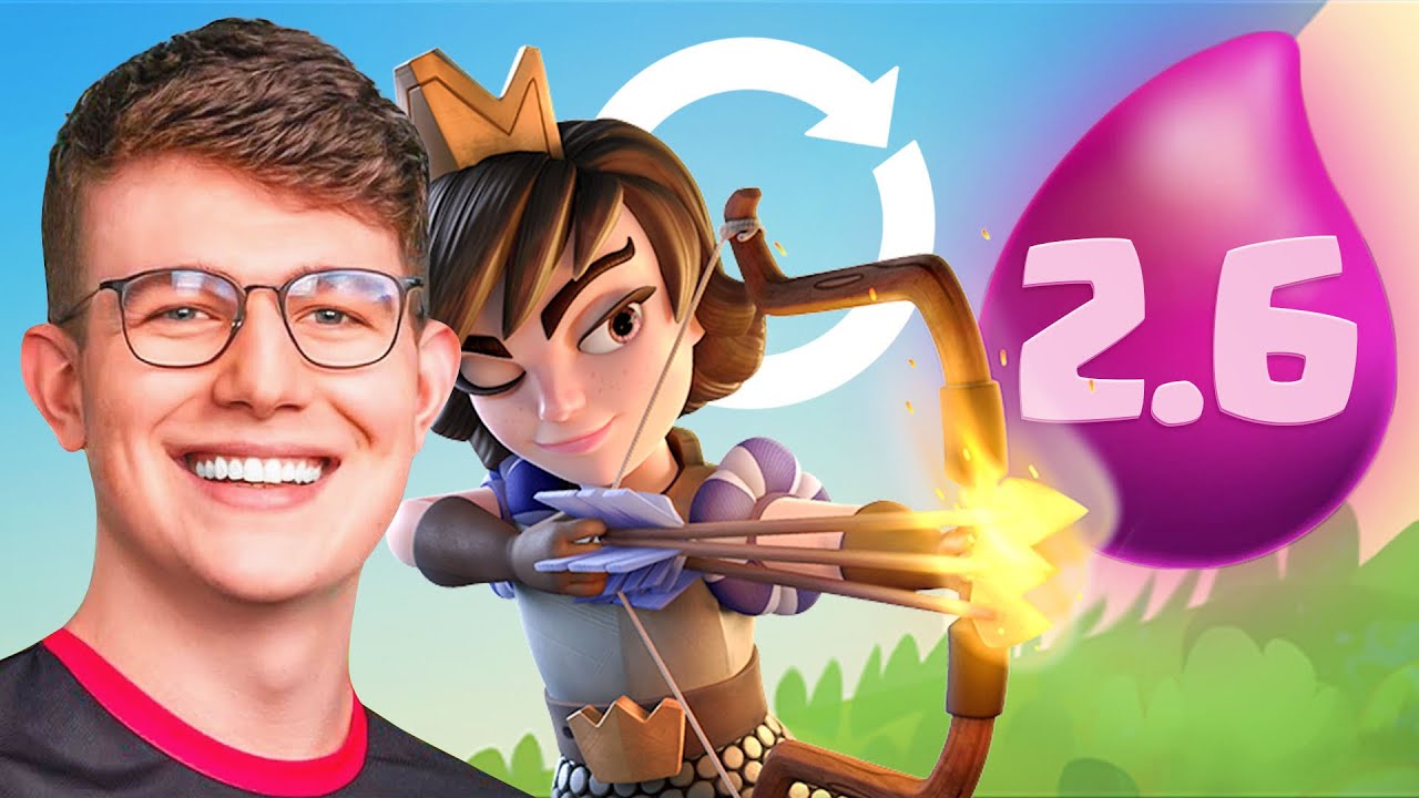100% WINRATE with 2.6 ELIXIR PRINCESS CYCLE DECK! 😱🥇 - YouTube