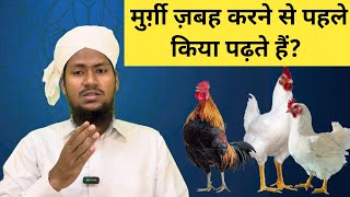 Murgi Zabah karne ki niyat aur dua | मुर्ग़ी ज़बह करते वक़्त किया पढ़ते हैं | Masail e Shariat
