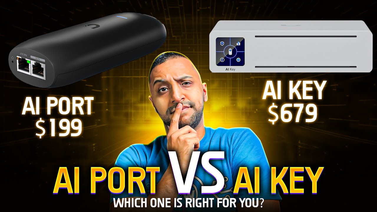 Ubiquiti AI Key vs. AI Port – Which One is Right for You? - YouTube