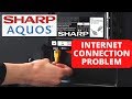 How to Fix Wi-Fi connectivity issues on your Sharp AQUOS || SHARP TV not Connecting to WiFi Network