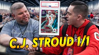 Buying a CJ STROUD 1/1 At a Card Show! 😱