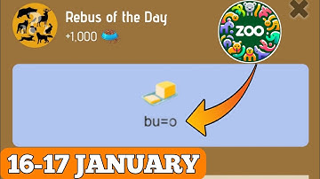 Zoo Riddle & Rebus Of The Day 16 January | Zoo Rebus Of The Day | Rebus Of The Day Zoo Code
