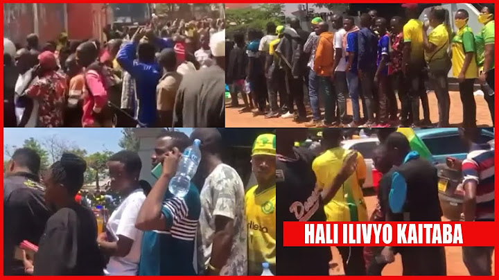 LIVE🔴HALI ILIVYO KAITABA WANANCHI WAMEFURIKA NJE YA UWANJA KAGERA SUGER VS YANGA SC