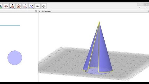 Net Of Cone using GeoGebra by Bikash Bhusal