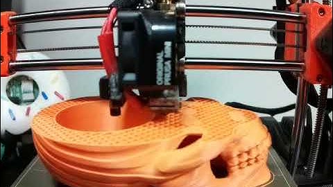 Skull Planter 3D Printing Timelapse Video Created With Octolapse OctoPrint Plugin