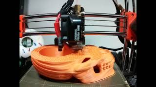 Skull Planter 3D Printing Timelapse Video Created With Octolapse OctoPrint Plugin