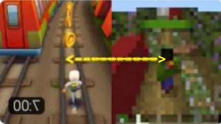 I made Subway Surfers in Minecraft! screenshot 2
