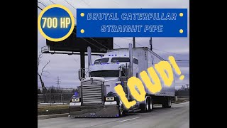 **LOUD** 700HP CAT BRUTAL EXHAUST | LOUDEST KW W900 | JAKING SHIFTING AND MAKING THAT NOISE | ASMR |