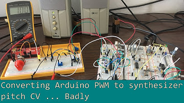 Converting Arduino PWM to synthesizer CV... badly.