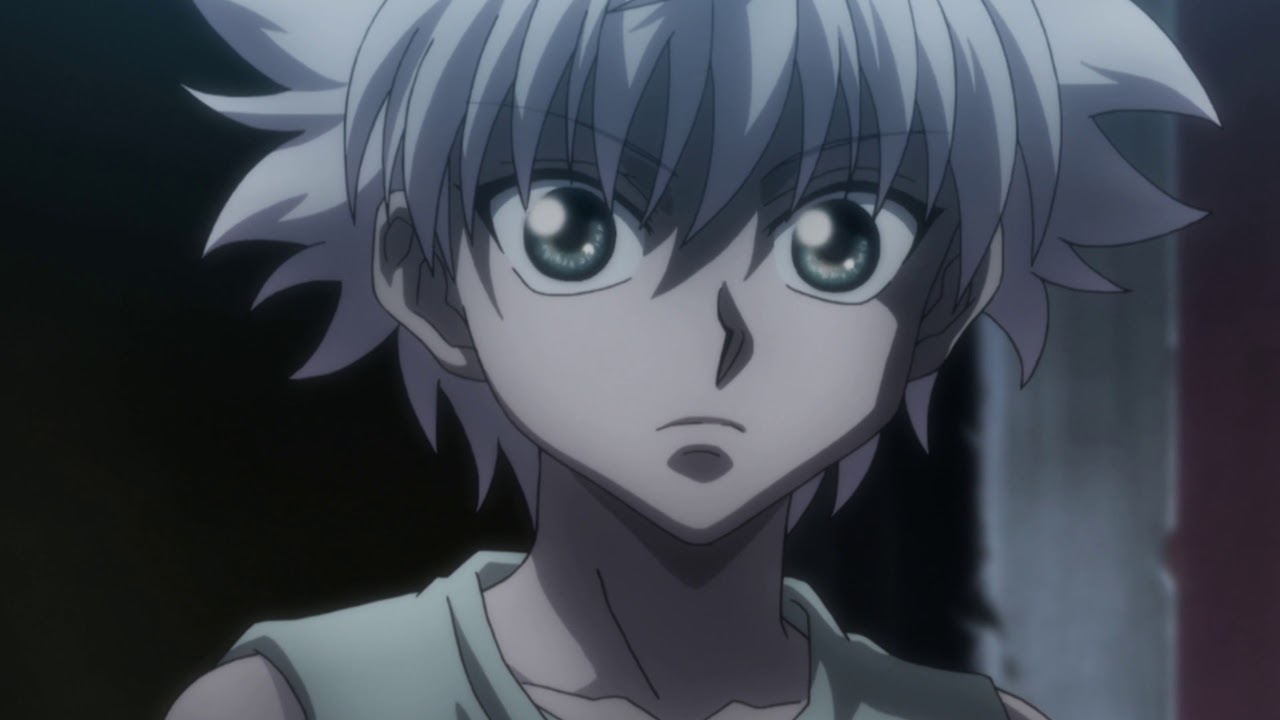 killua eyes are green