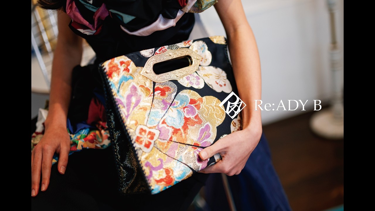 着物再生ブランド「Re:ADY B」×広島仏壇の彫金技術！職人の手仕事で