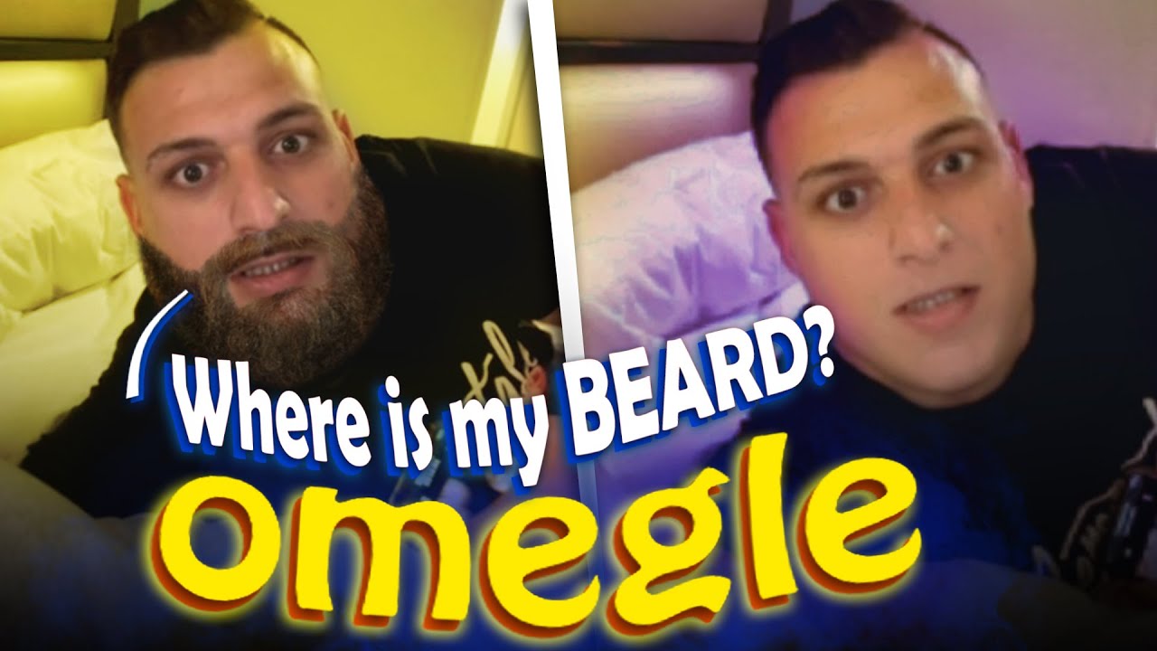 Remove Stranger's Beard On Omegle. Jumpscare PRANK on OMEGLE