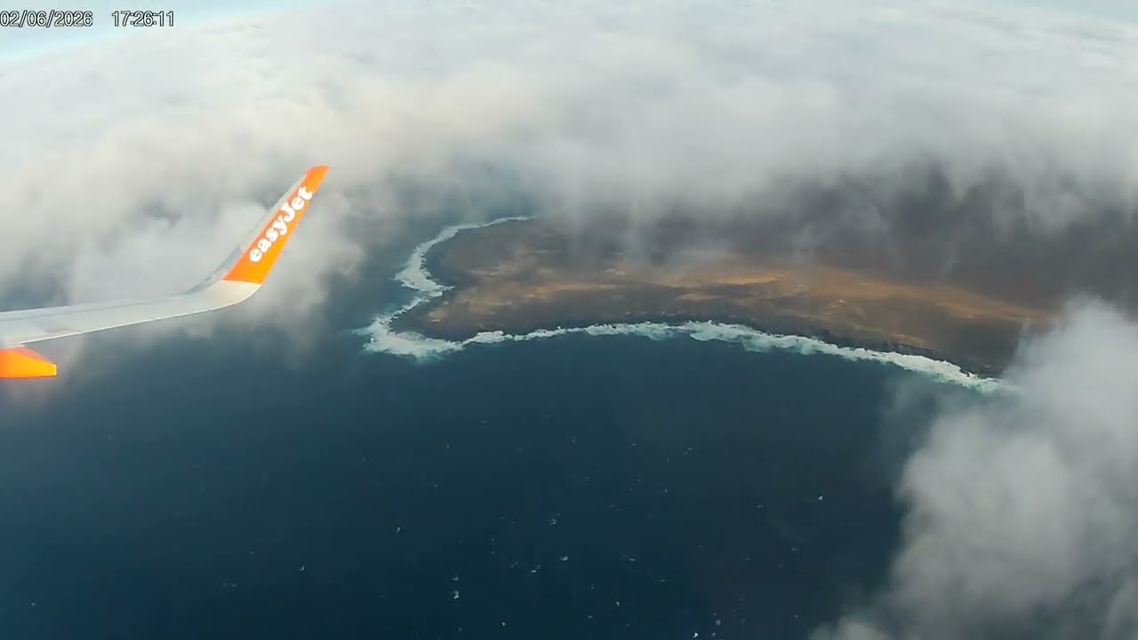 Take off and spectacular Aerial View of Sal island, Cape Verde 06/02/2026 г. カーボベルデ、サル島の離陸と航空写真 🌞🇨🇻🌍
