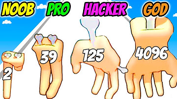 NOOB vs PRO vs HACKER vs GOD - Finger Run