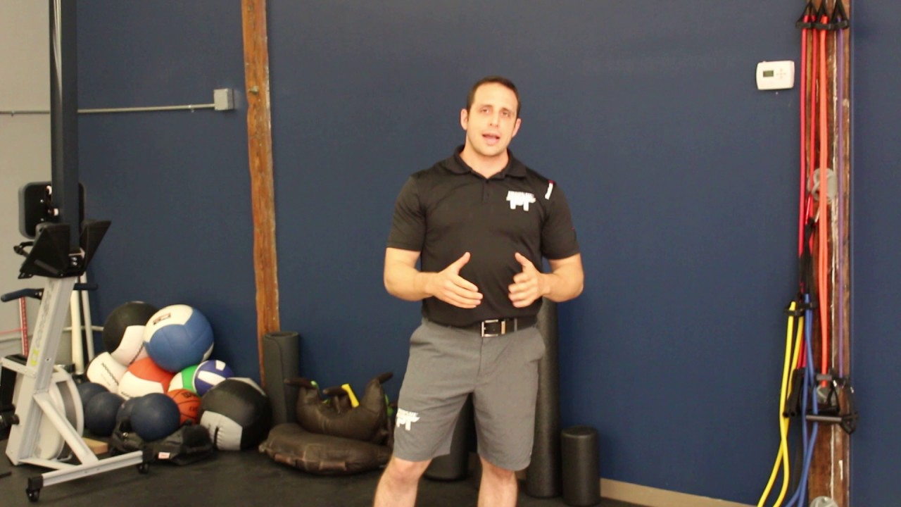 Basic Anti-Rotation - Pallof Side Step - YouTube