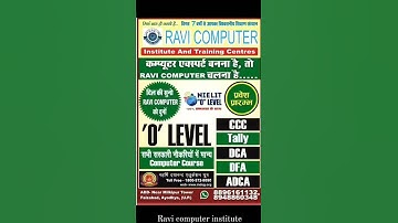 Ravi computer institute Milkipur Ayodhya