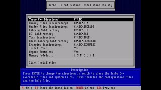 Installing TurboC++ on FreeDOS