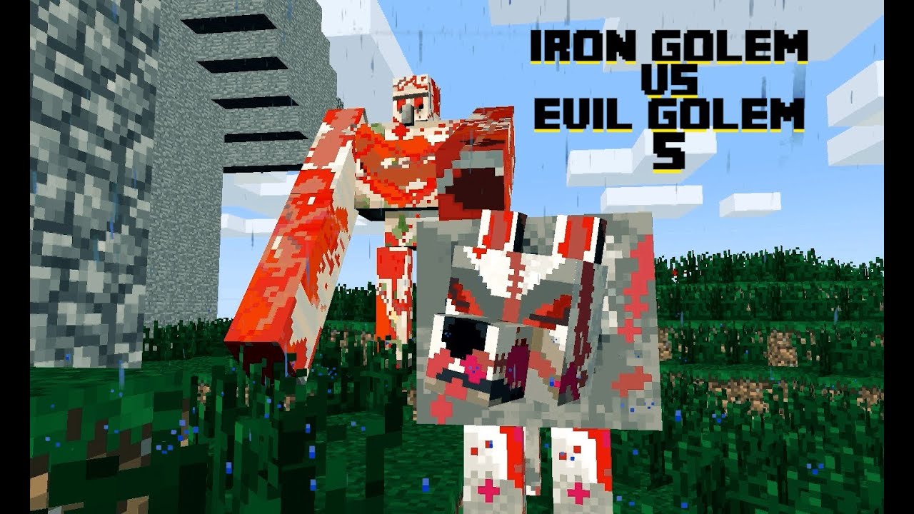 Iron Golem Vs Evil Golem 5 Made In Mine Imator Minecraft Animation