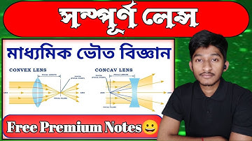সম্পূর্ণ লেন্স | লেন্সে বস্তুর প্রতিবিম্ব গঠন, Madhyamik Physical Science Chapter 5, lens | Class 10