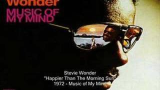 Video thumbnail of "Stevie Wonder - Happier Than The Morning Sun"