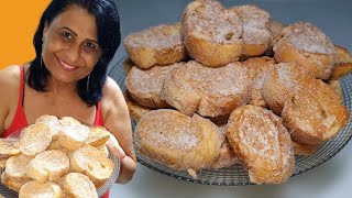 RABANADA DE FORNO com RASPINHAS DE LARANJA | Receita especial de Natal da Dinda