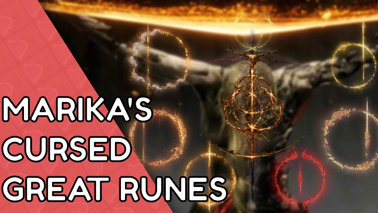 Marika's Cursed Great Runes Elden Ring Base Game Theory YouTube