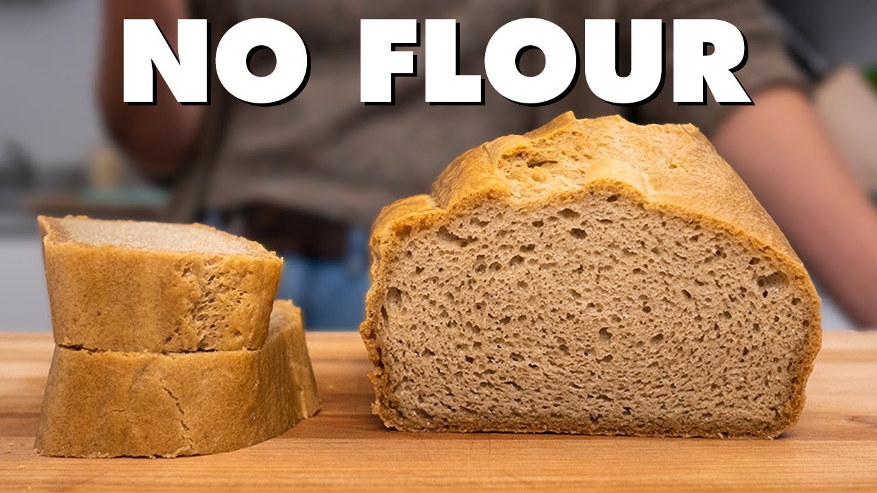 3Ingredient KetoFriendly Tahini Bread Gluten Free Bread! YouTube