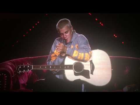 Justin Bieber - Cold Water live in Perth and intro