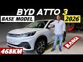 2026 New BYD Atto 3 Dynamic Base Model Detailed Review | Price, Range, Features