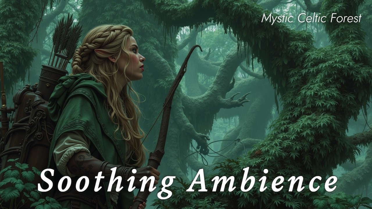 Мистический лес кельтская фэнтези музыка и атмосфера для релаксации