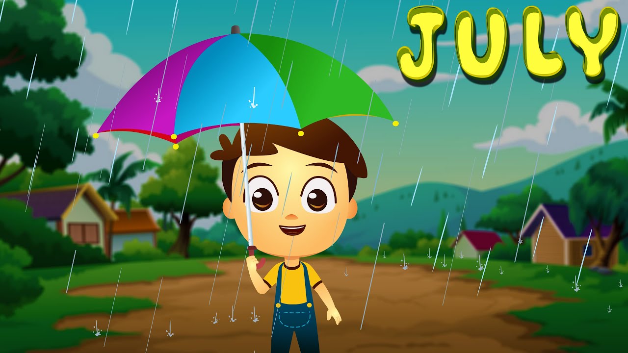 Month of the year song for kindergarten - Songs for Kids Rainy Season