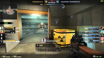 CS:GO Nuke 1v5 Clutch Slaughterhouse