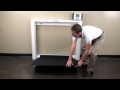 7550 Wall-Mounted Fold-Up Wheelchair Scale Demo- RehabMart.com