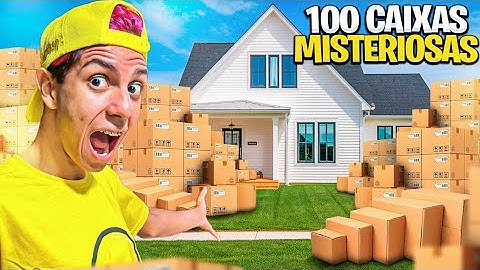 100 CAIXAS MISTERIOSAS EXTREMAS *Encontrei o melhor !