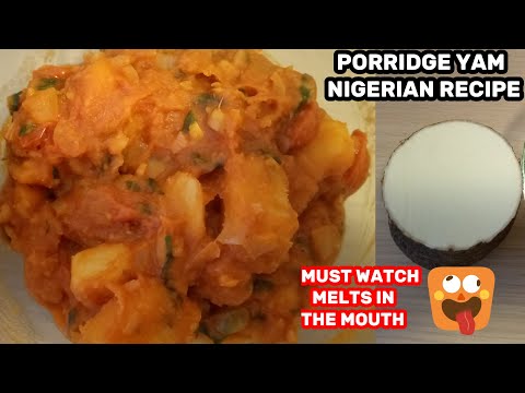 HOW TO PREPARE YAM PORRIDGE WITH VEGETABLE|YAM PORRIDGE WITH SPINACH|YAM PORRIDGE RECIPE|YAM POTTAGE