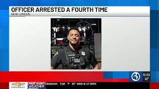 VIDEO: New London officer in jail following 4th arrest