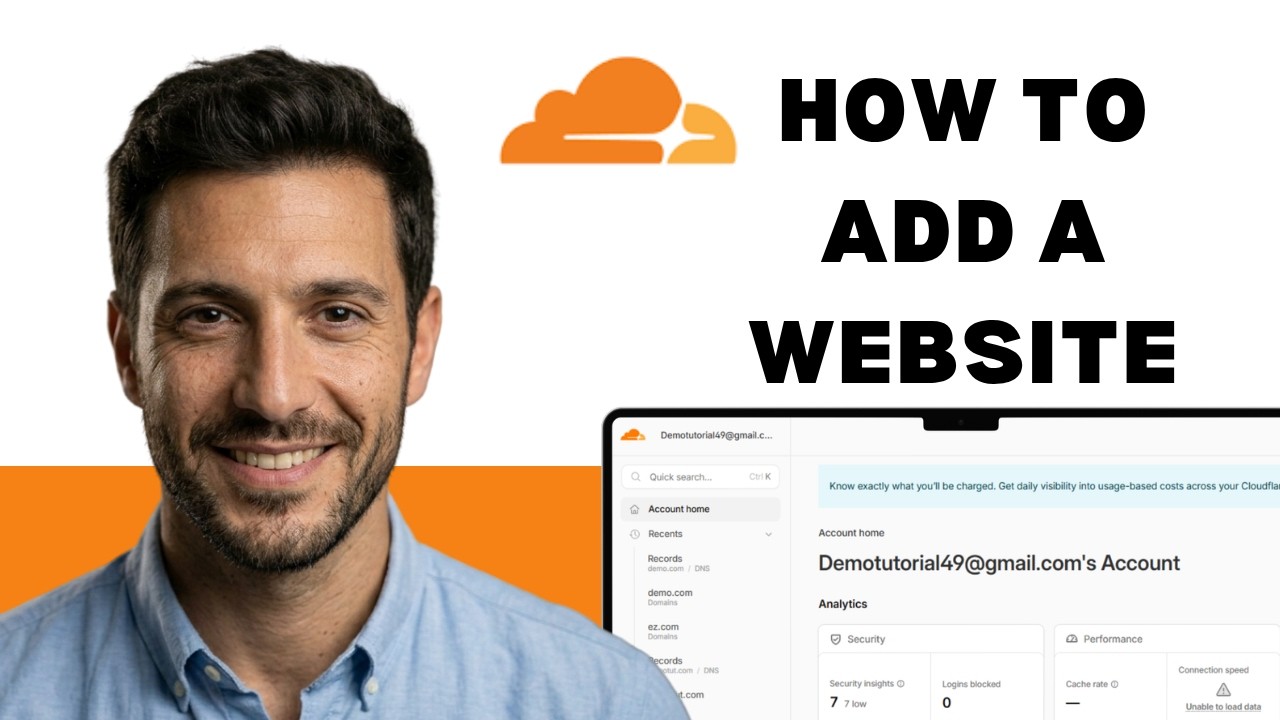 How to Add a Website on Cloudflare (full guide 2026) - YouTube