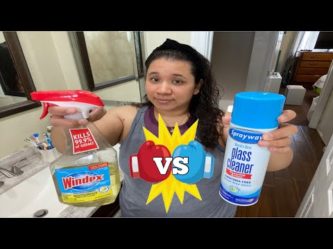 Sprayway Glass Cleaner Vs Windex Foam