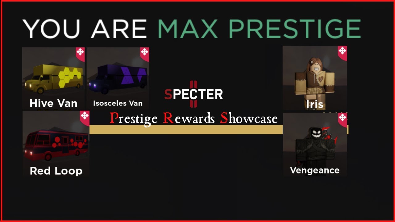 Roblox | Specter 2 - Prestige Reward Showcase