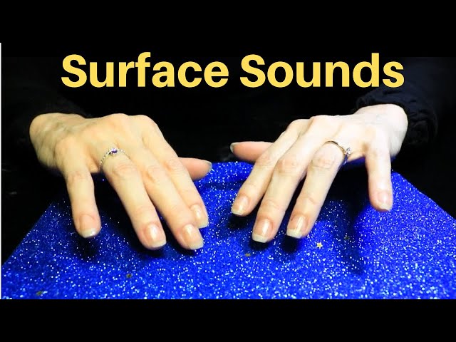 "Flat out" ASMR  📕 📗 📘 📙 Sleepy Surface Sounds (No-Talking)