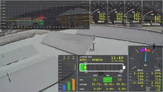Sněhový Zátěžový Test Fve V Kladně - Asi 25 Cm Sněhu Na Ploché Střeše